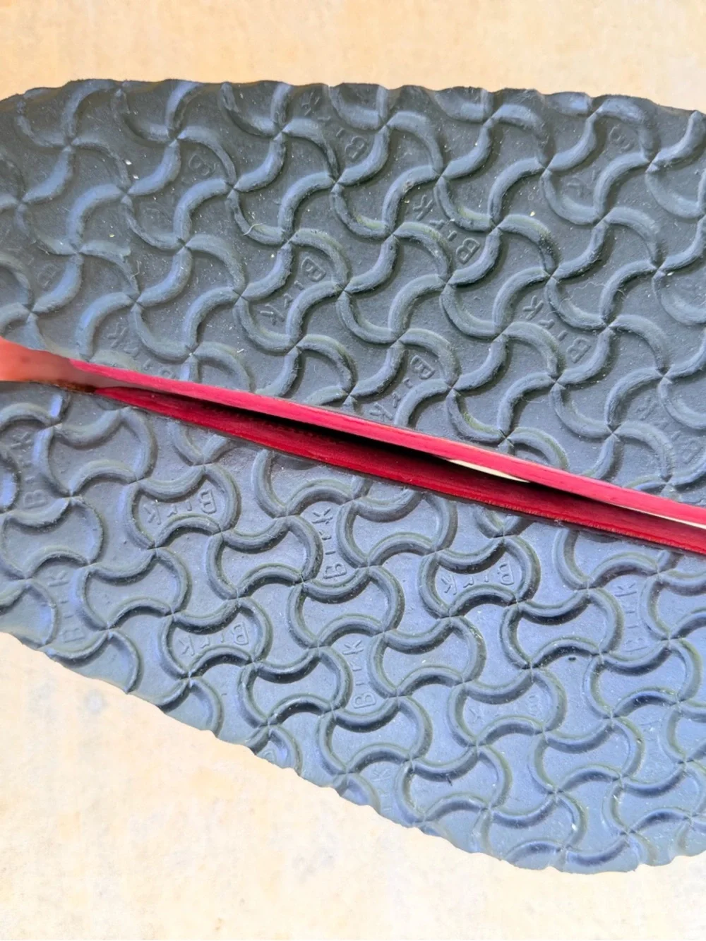 Birkenstock Fire Red 100% Leather 40 - Picture 5 of 6